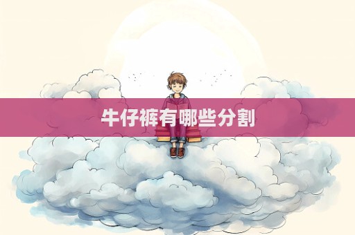 牛仔褲有哪些分割