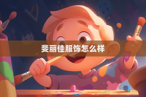 斐麗佳服飾怎么樣
