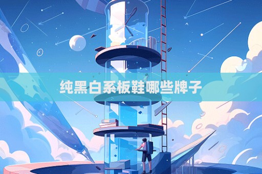 純黑白系板鞋哪些牌子