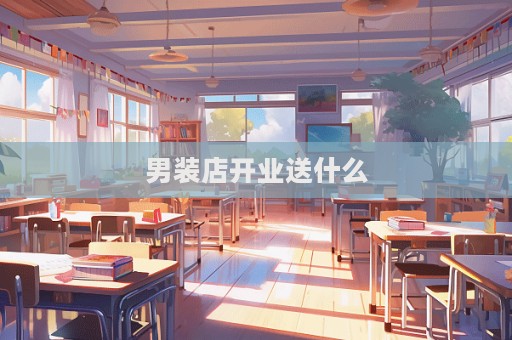 男裝店開業送什么