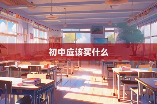 初中應(yīng)該買什么
