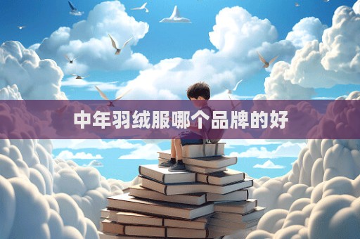 中年羽絨服哪個品牌的好  第1張