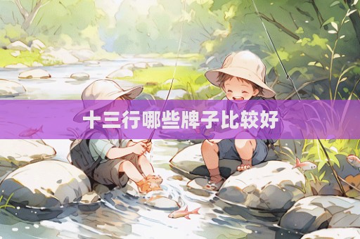 十三行哪些牌子比較好