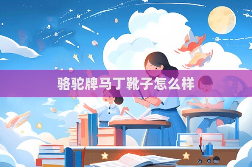 駱駝牌馬丁靴子怎么樣