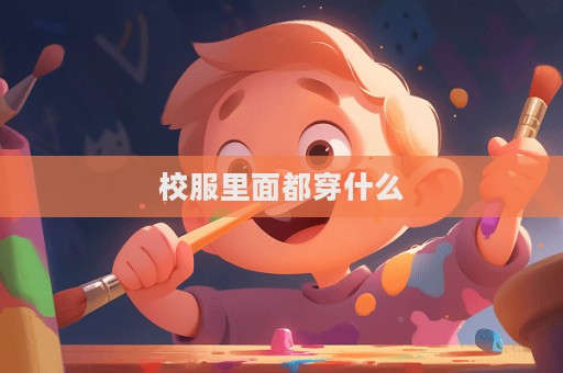 校服里面都穿什么  第1張