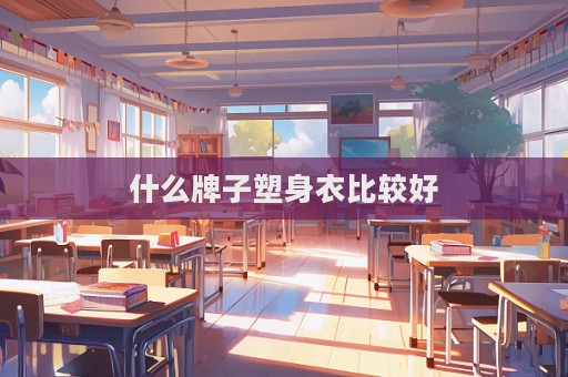 什么牌子塑身衣比較好
