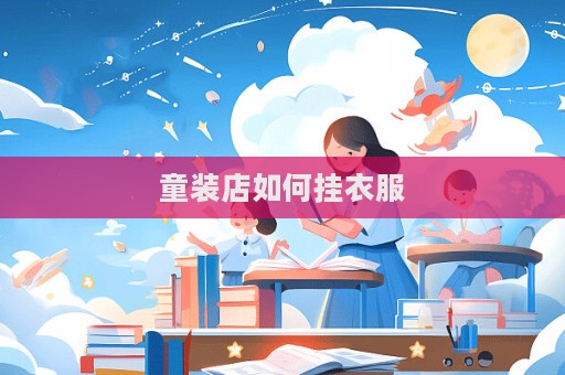 童裝店如何掛衣服