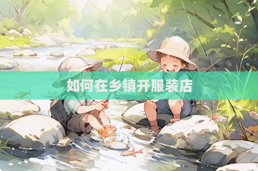 如何在鄉鎮開服裝店
