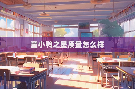 童小鴨之星質量怎么樣