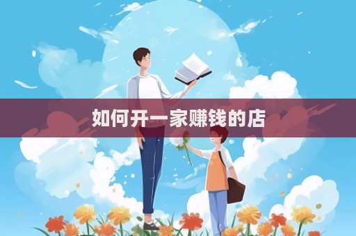 如何開一家賺錢的店