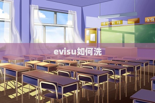 evisu如何洗