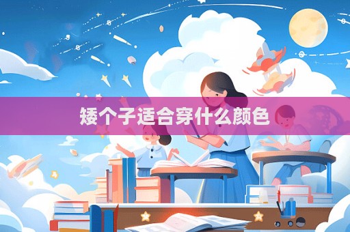 矮個子適合穿什么顏色