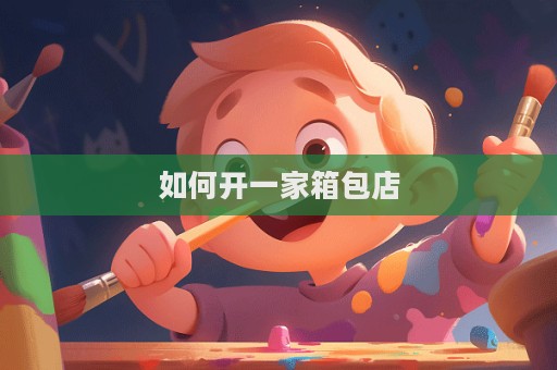 如何開一家箱包店