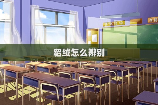 貂絨怎么辨別