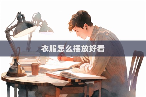衣服怎么擺放好看