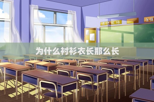 為什么襯衫衣長那么長