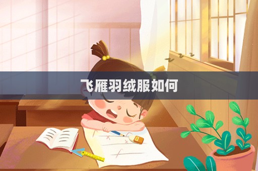 飛雁羽絨服如何