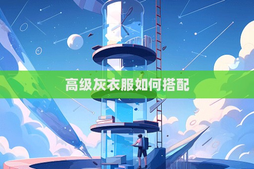 高級灰衣服如何搭配  第1張