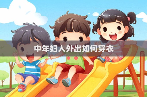 中年婦人外出如何穿衣