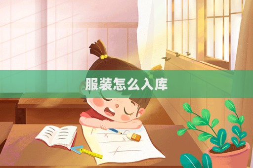 服裝怎么入庫