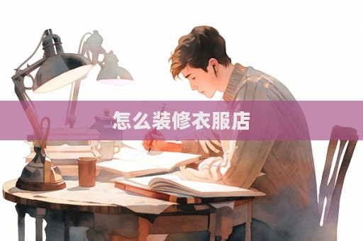 怎么裝修衣服店