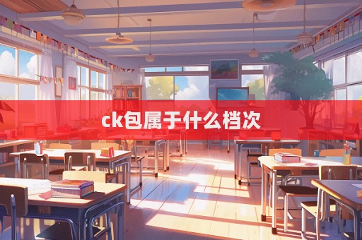 ck包屬于什么檔次