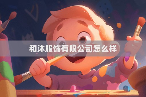 和沐服飾有限公司怎么樣