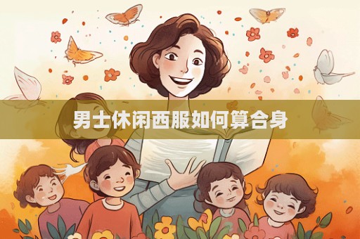 男士休閑西服如何算合身