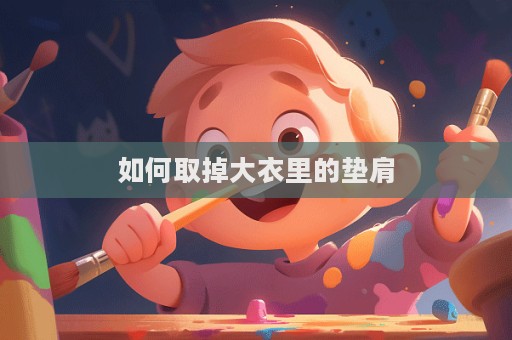 如何取掉大衣里的墊肩
