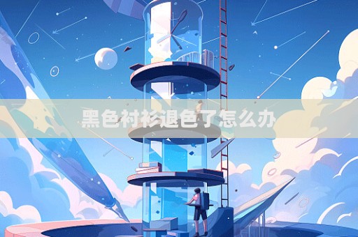 黑色襯衫退色了怎么辦