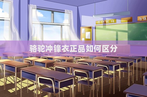 駱駝沖鋒衣正品如何區(qū)分