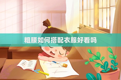 粗腰如何搭配衣服好看嗎