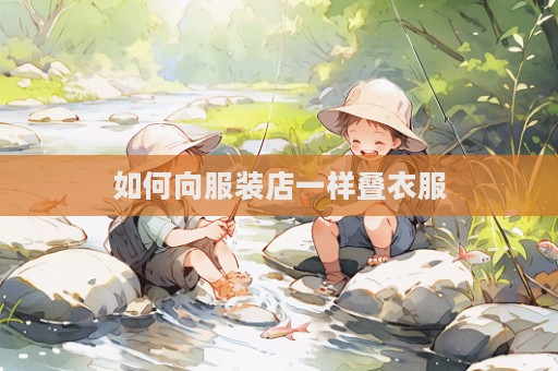 如何向服裝店一樣疊衣服