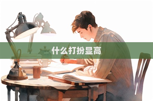 什么打扮顯高
