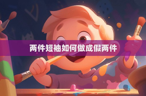 兩件短袖如何做成假兩件