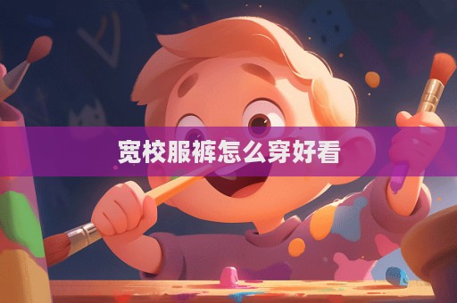 寬校服褲怎么穿好看
