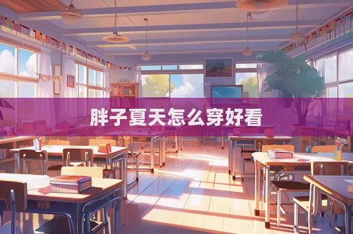 胖子夏天怎么穿好看