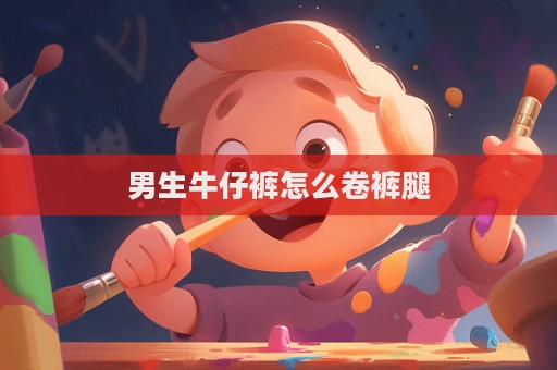 男生牛仔褲怎么卷褲腿