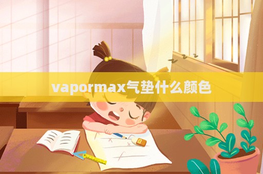 vapormax氣墊什么顏色