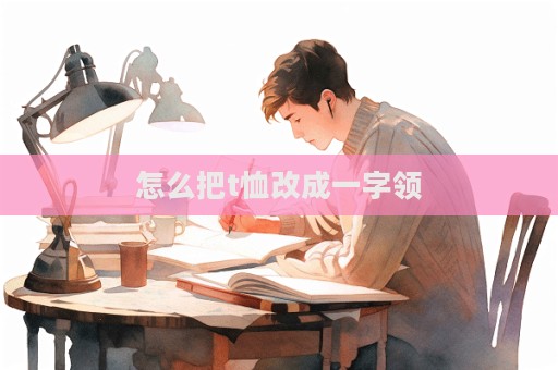 怎么把t恤改成一字領