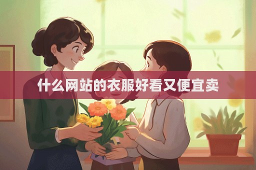 什么網站的衣服好看又便宜賣