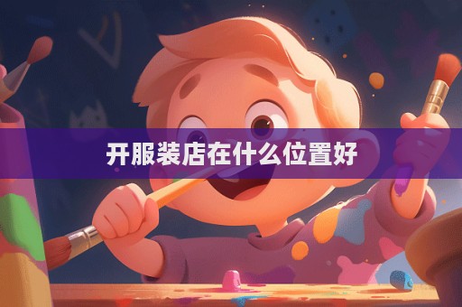 開服裝店在什么位置好  第1張