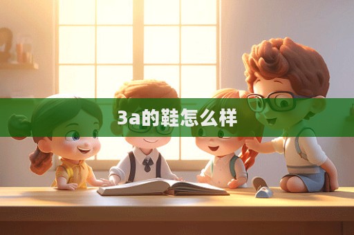 3a的鞋怎么樣  第1張